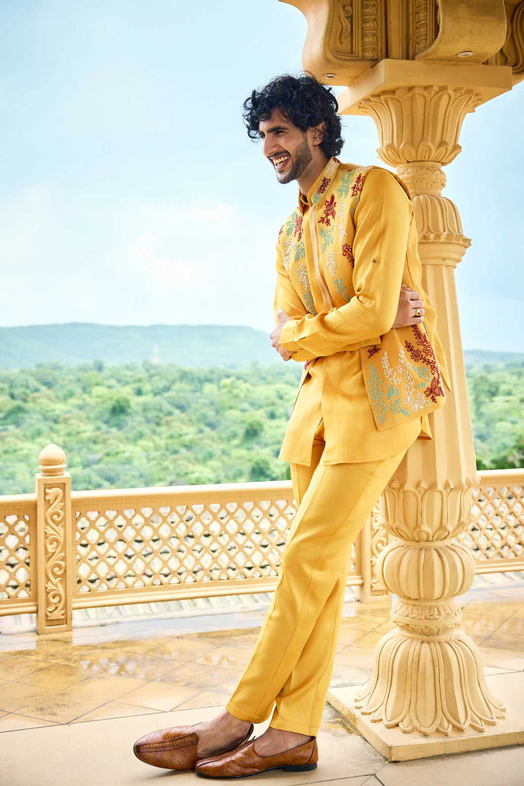 Men's festive jacket set