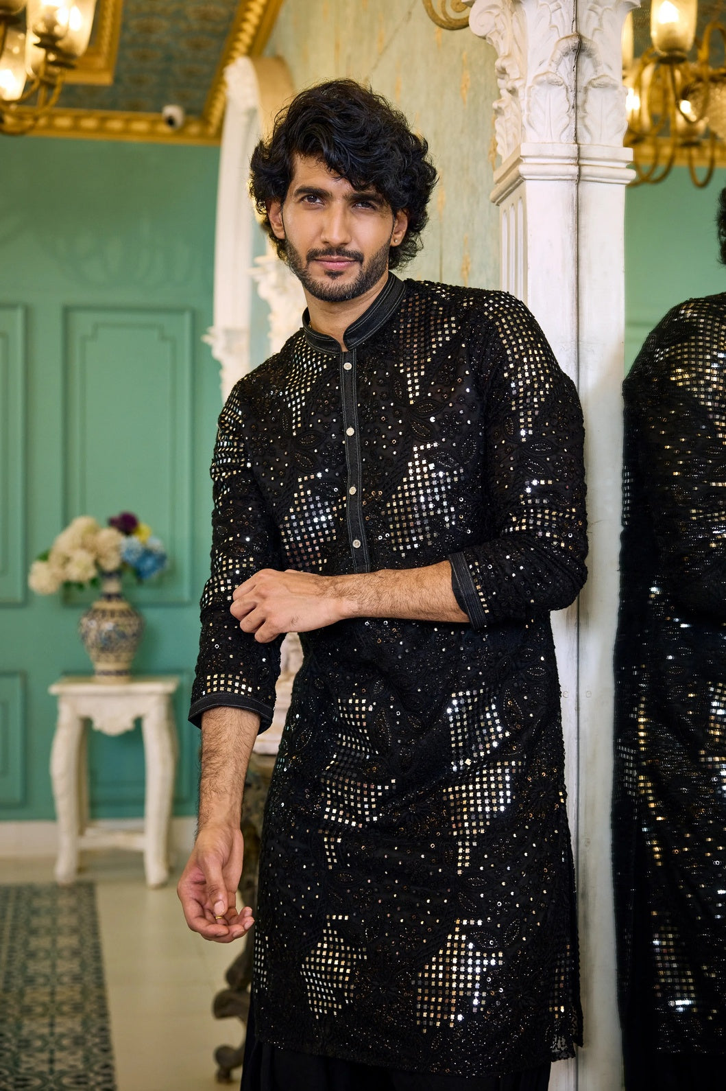 Men stylish wedding kurta