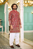 Wedding embroidered kurta men