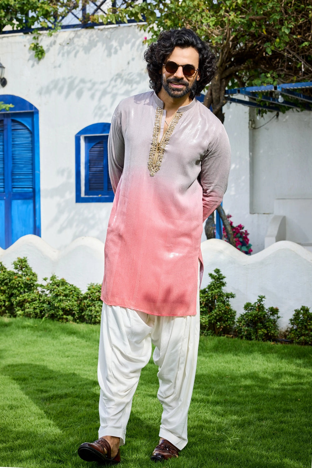 Latest men embroidered kurta