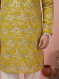 Stylish woven kurta men