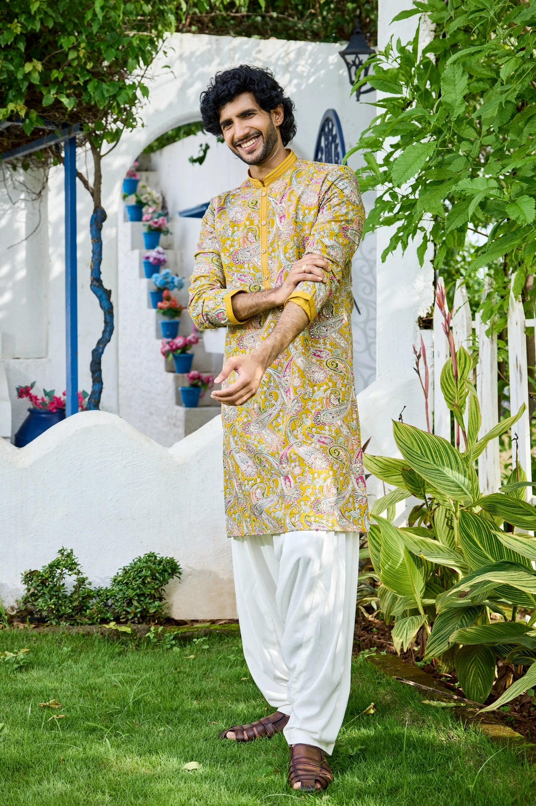 Wedding haldi dress men