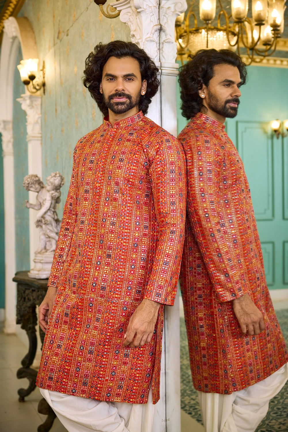 Designer festive kurta men
