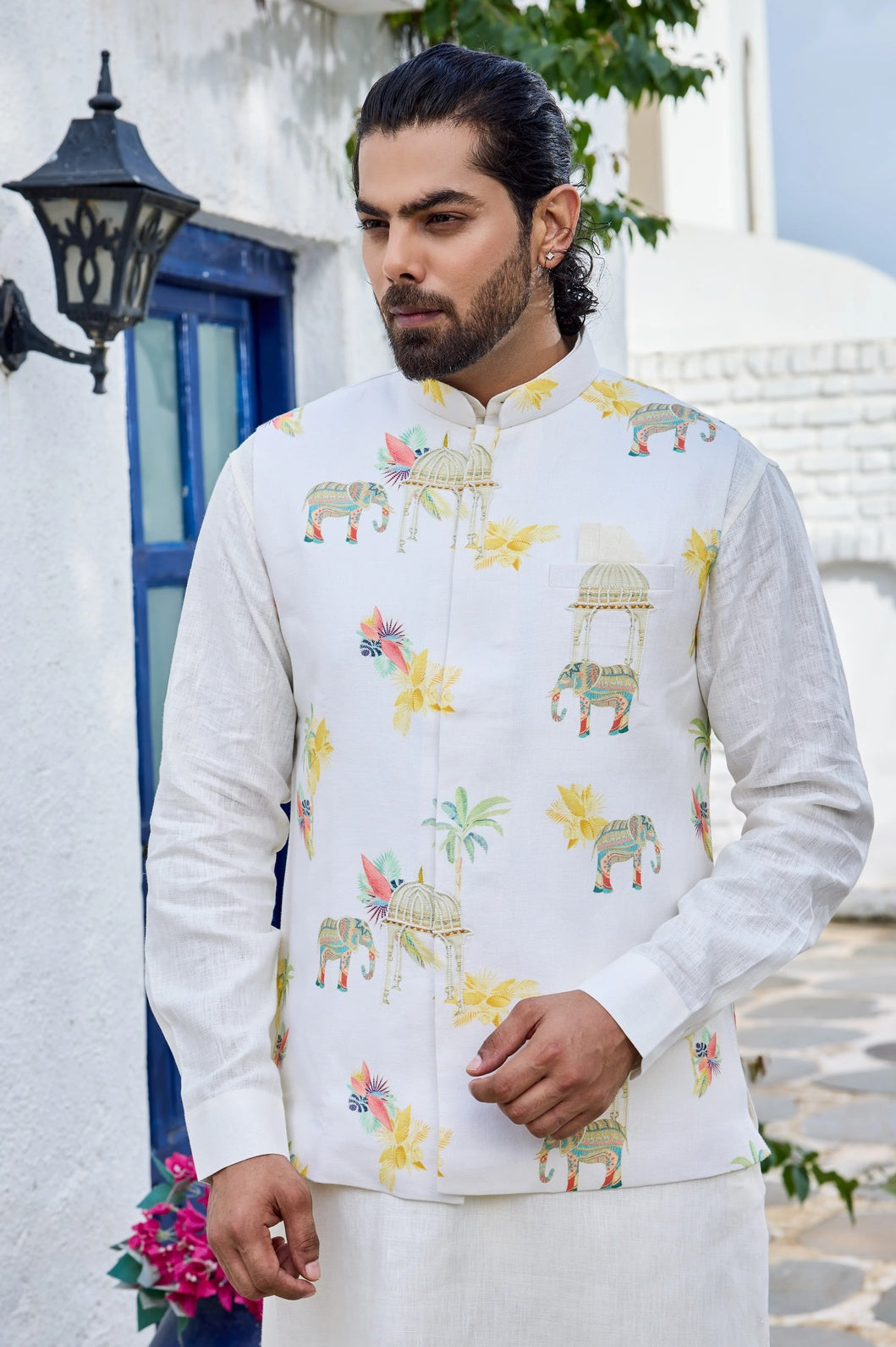 Linen Kurta Set for Men