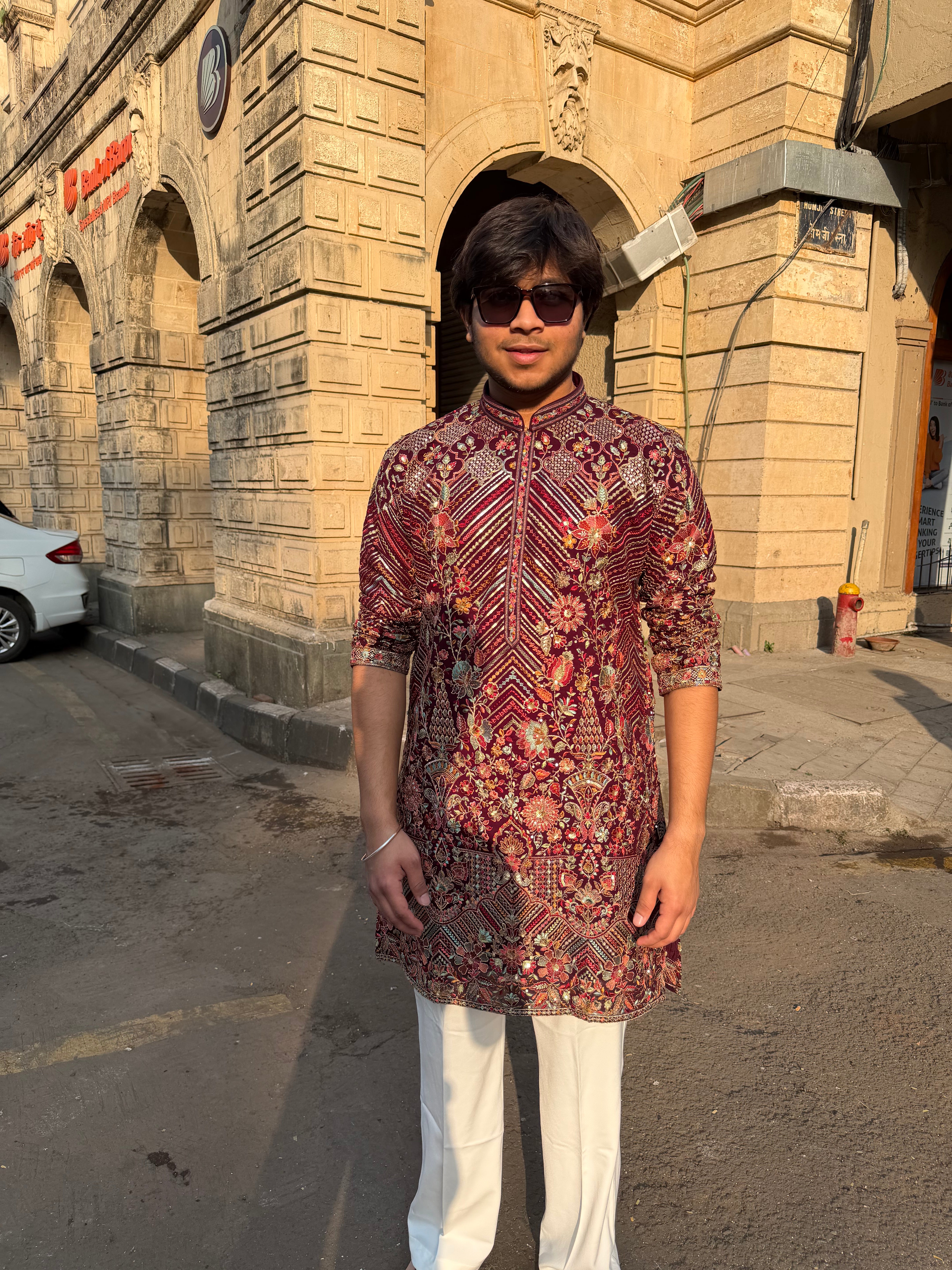 Designer wedding kurta men