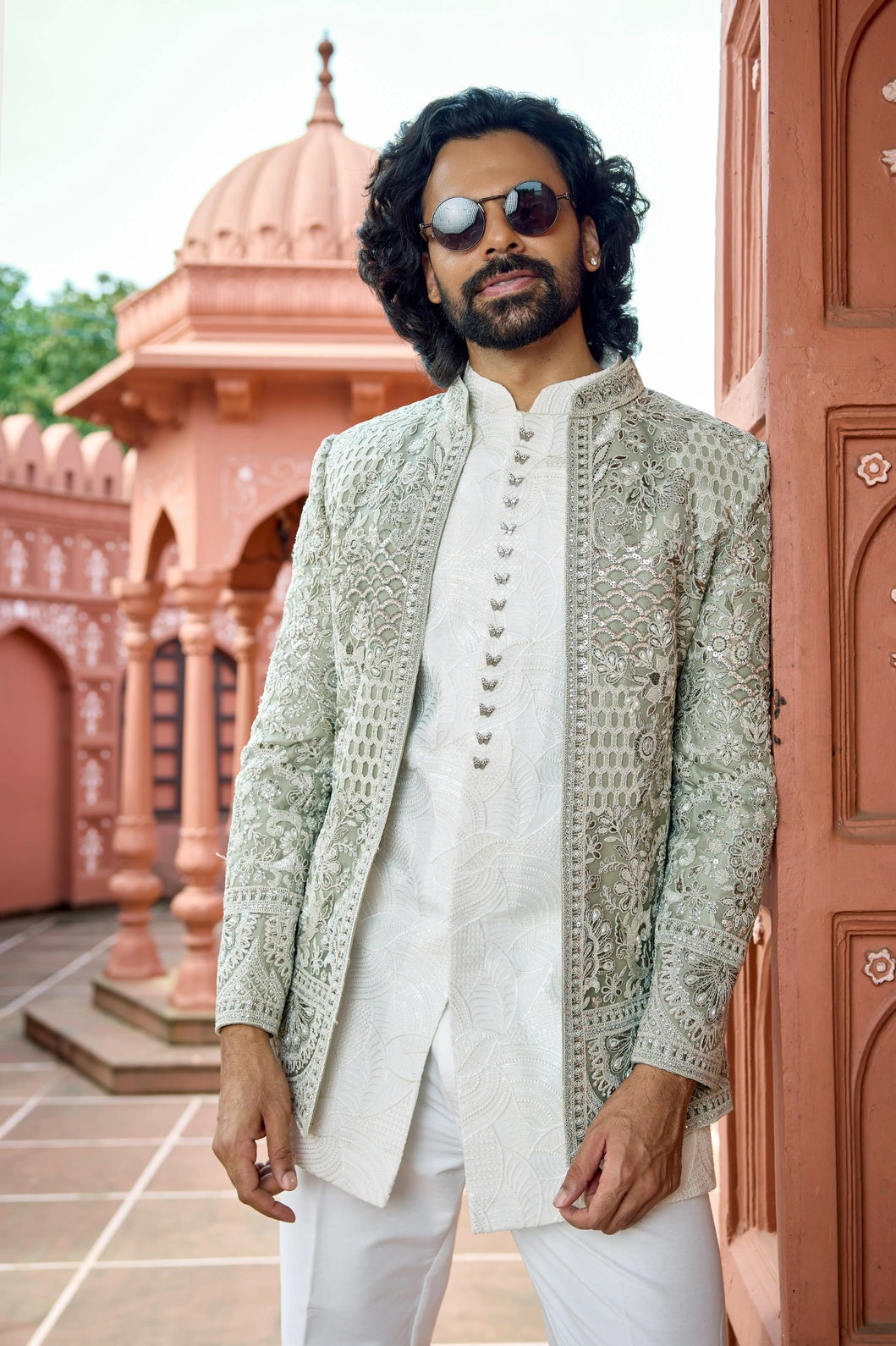 Buy Men's Embroidered Indo-Western