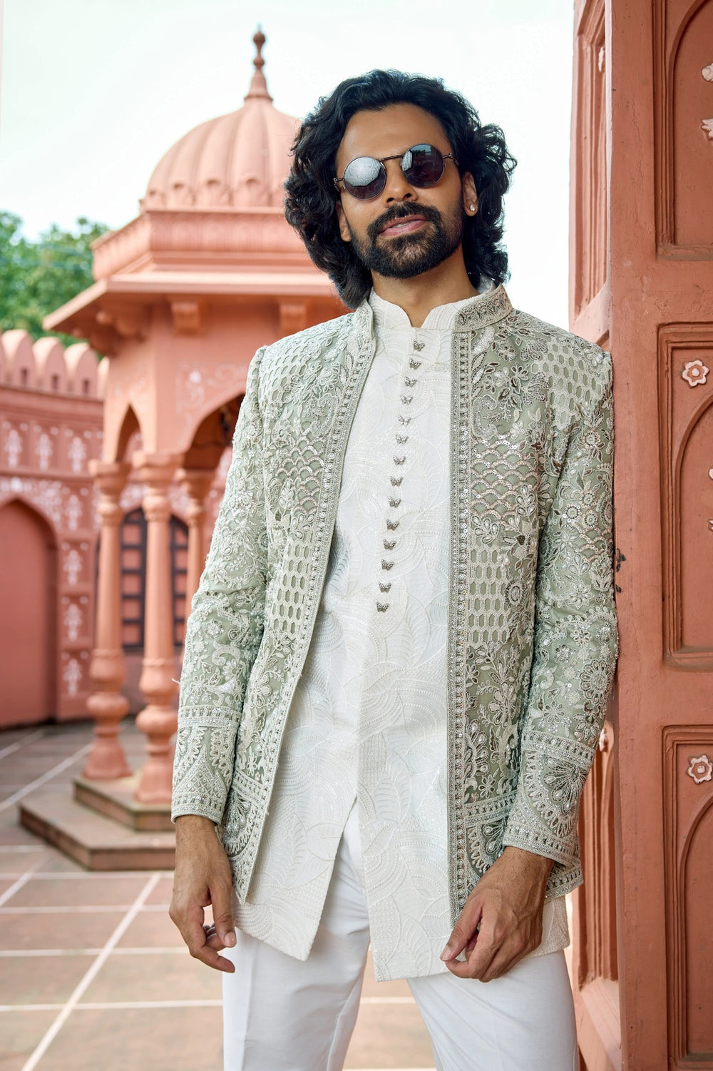 Buy Men's Embroidered Indo-Western