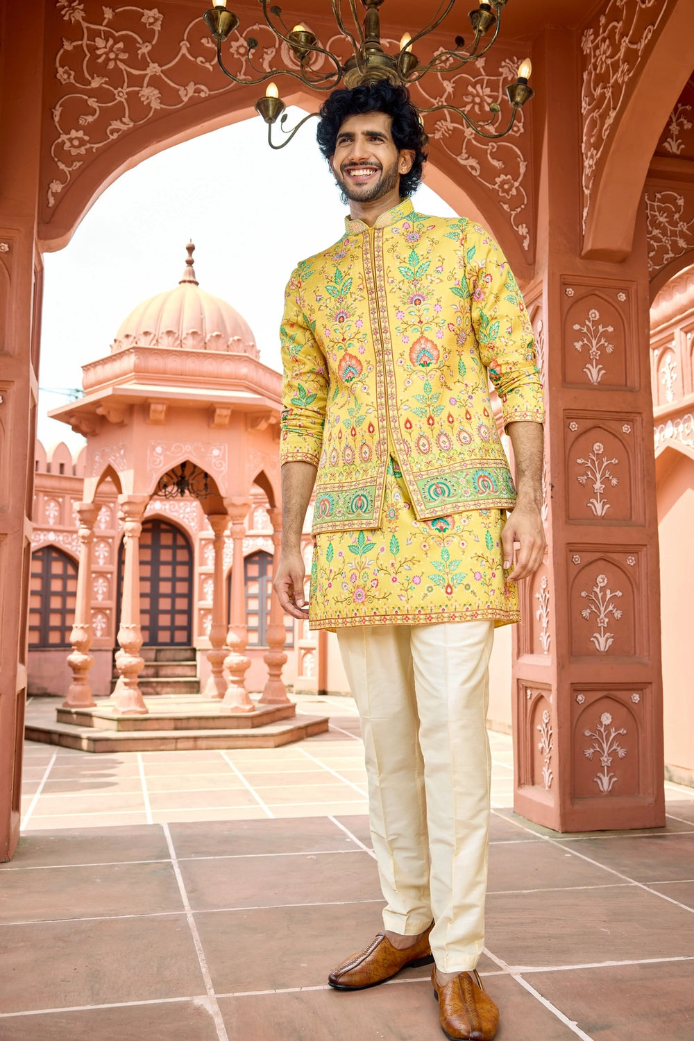 Haldi Ceremony Kurta Set Men