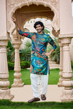 Mirror work kurta men