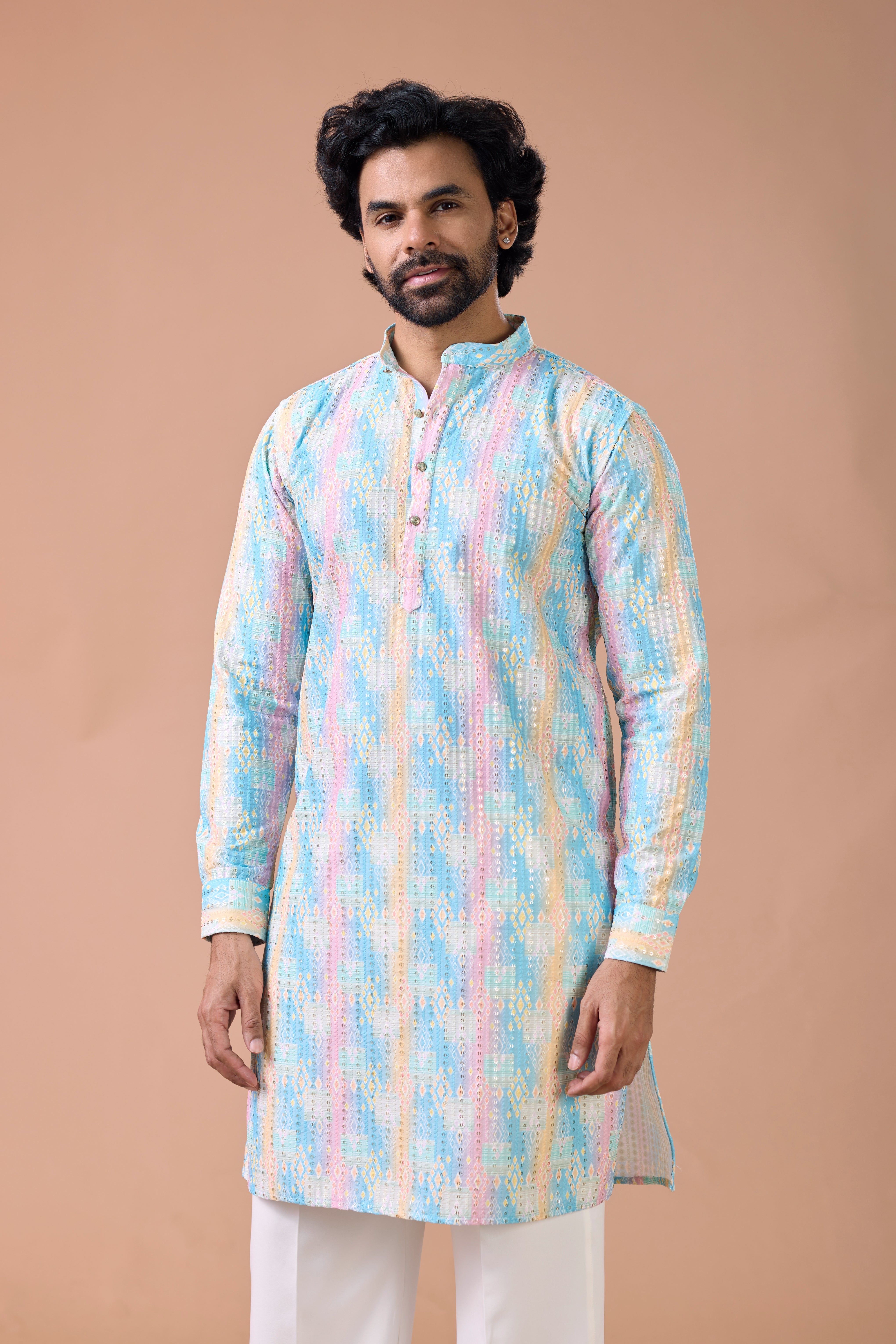 Lightweight Men Summer Kurtas