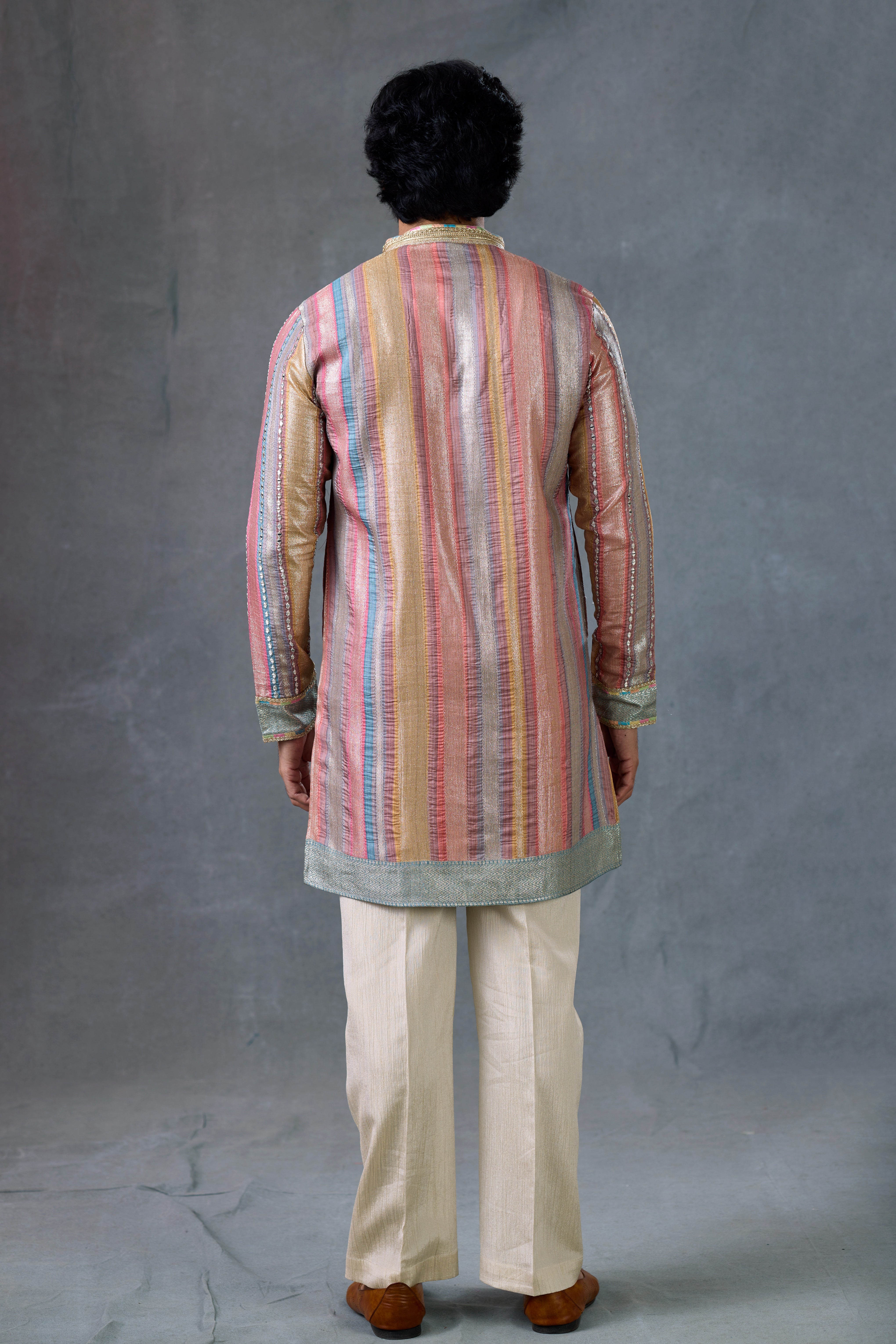 Party wear silk kurta set