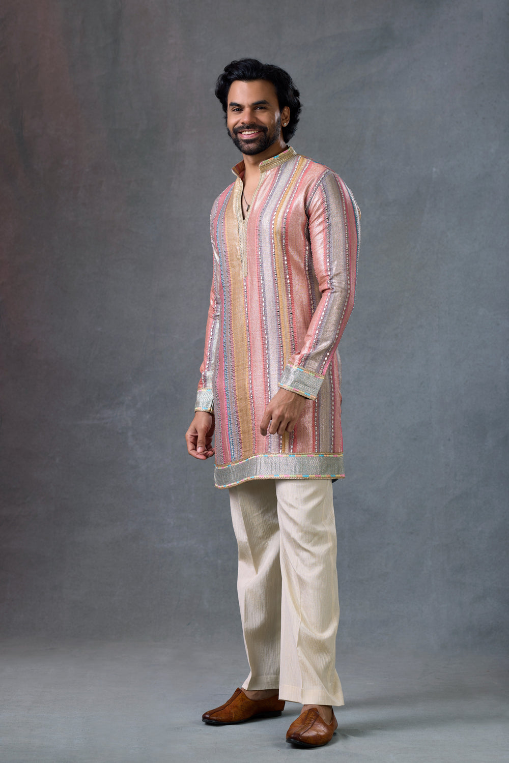 Buy men silk kurta set