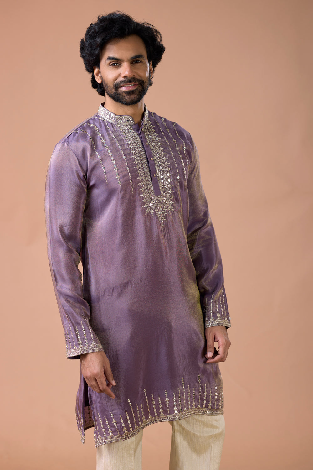 mens designer wedding kurta set