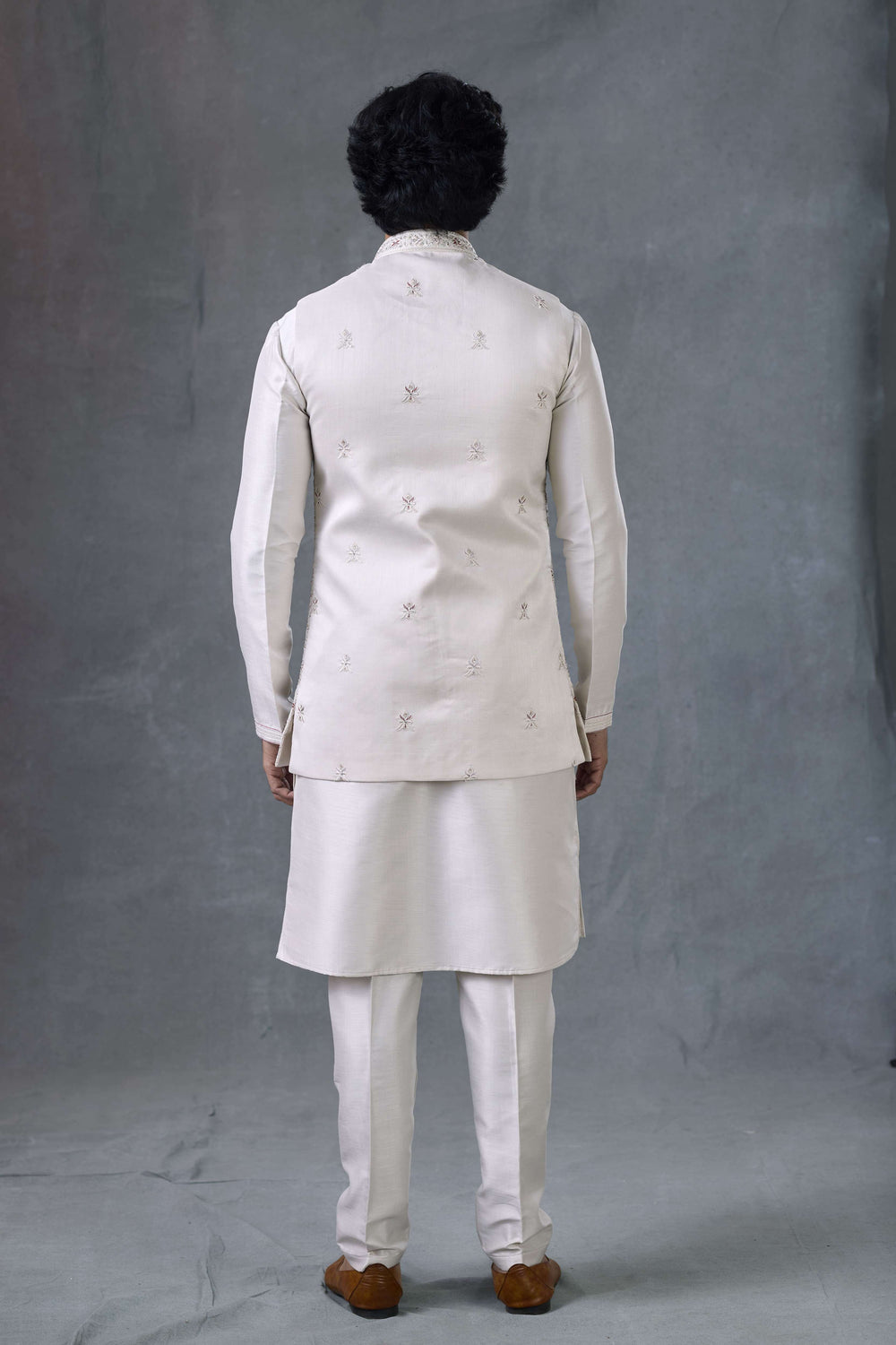 Off-White Kurta Pajama Set Men