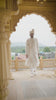 Ivory Regal Anarkali Sherwani with Dupatta
