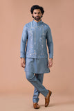 Buy Men’s Embroidered Nehru Jacket Set