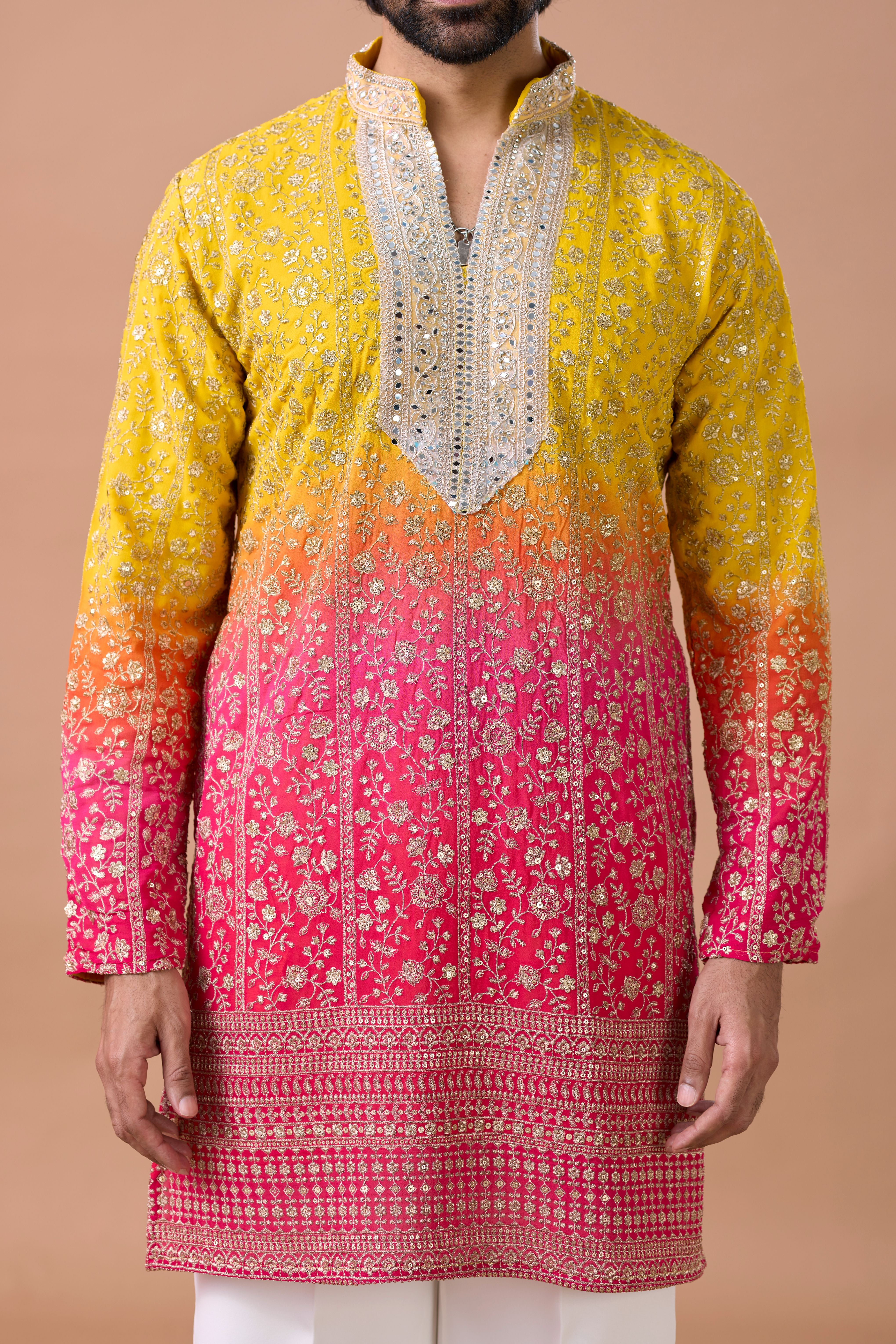 Premium men embroidered kurta