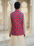 Geometric Nehru Jacket Men