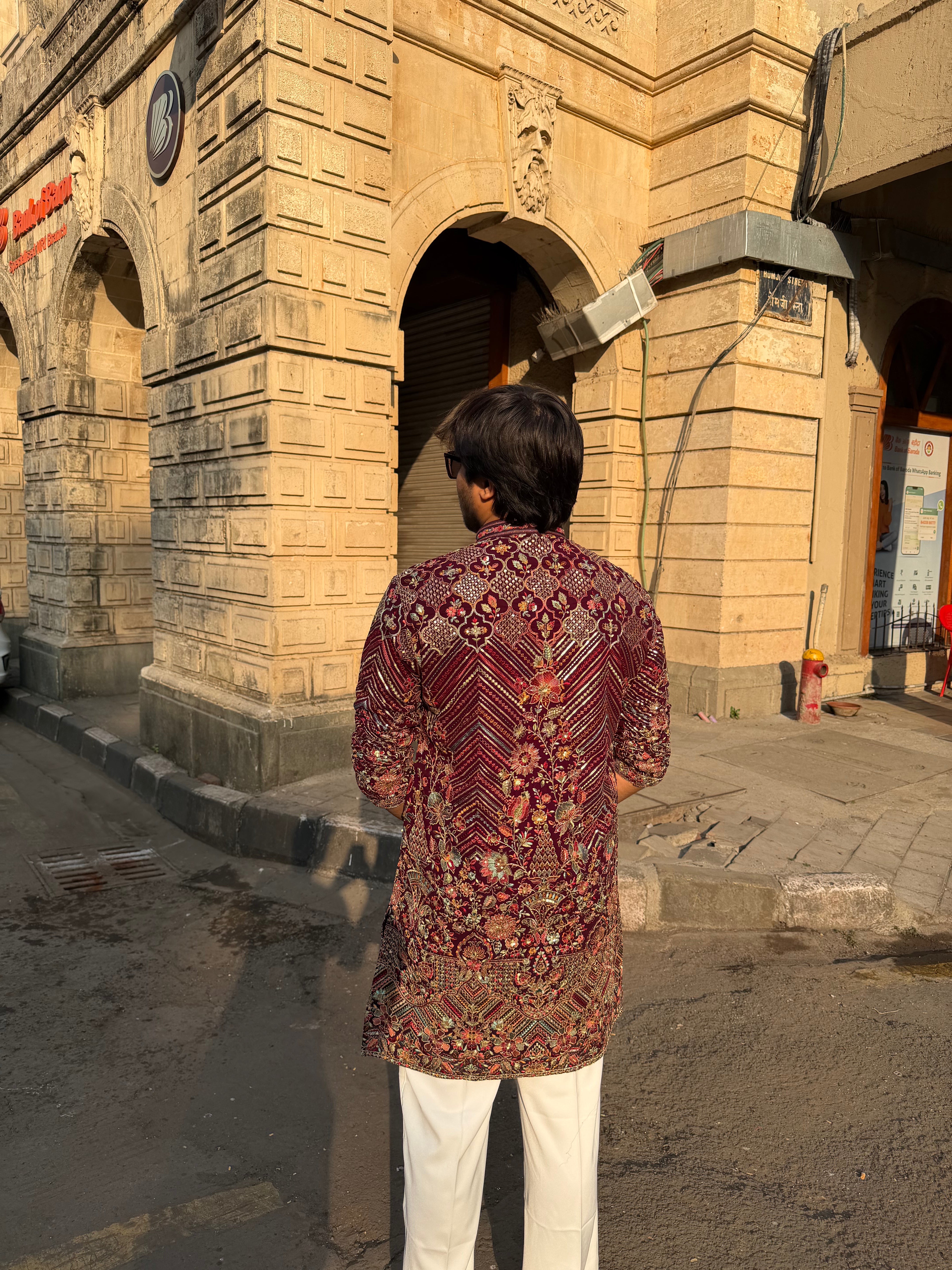 Premium wedding kurta menswear