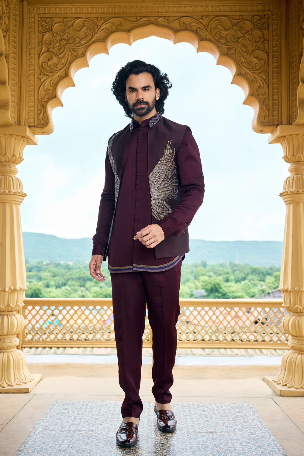 buy men indo western set